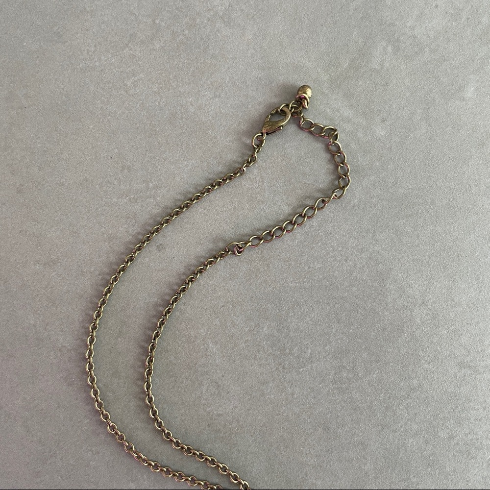 SOLD Clock Pendant Necklace - Picture 6 of 10
